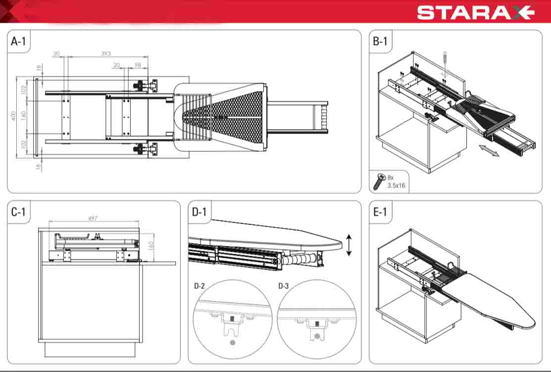 Гладильные доски starax